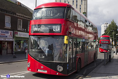 Wrightbus NRM NBFL - LTZ 2145 - LT945 - Barking Riverside EL1 - Go Ahead London Blue Triangle - East London Transit - London 2017 - Steven Gray - IMG_9013