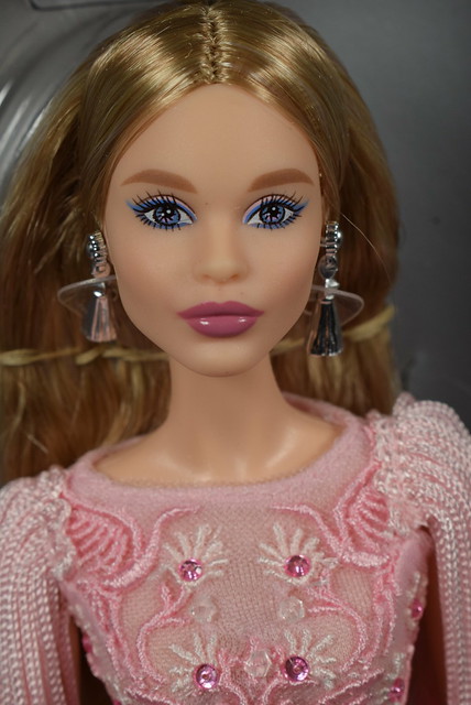 2016 Barbie Blush Fringed Gown DWF52 (1)
