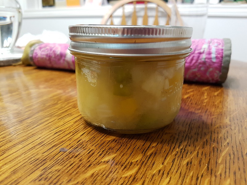 finished pear salsa