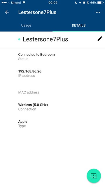 Google Wifi - iOS App - Device Details
