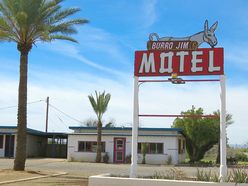 smalltown desert motel vintagemotel metalsign aguila arizona