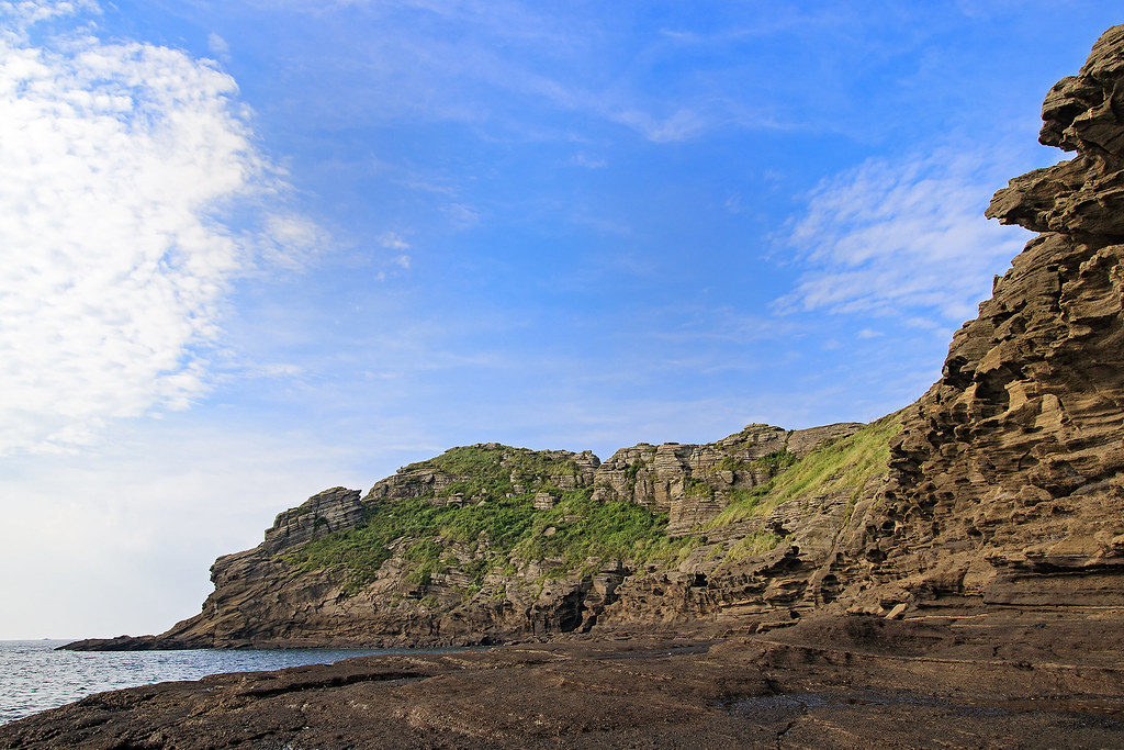 Cliff Coastline at Jeju Island