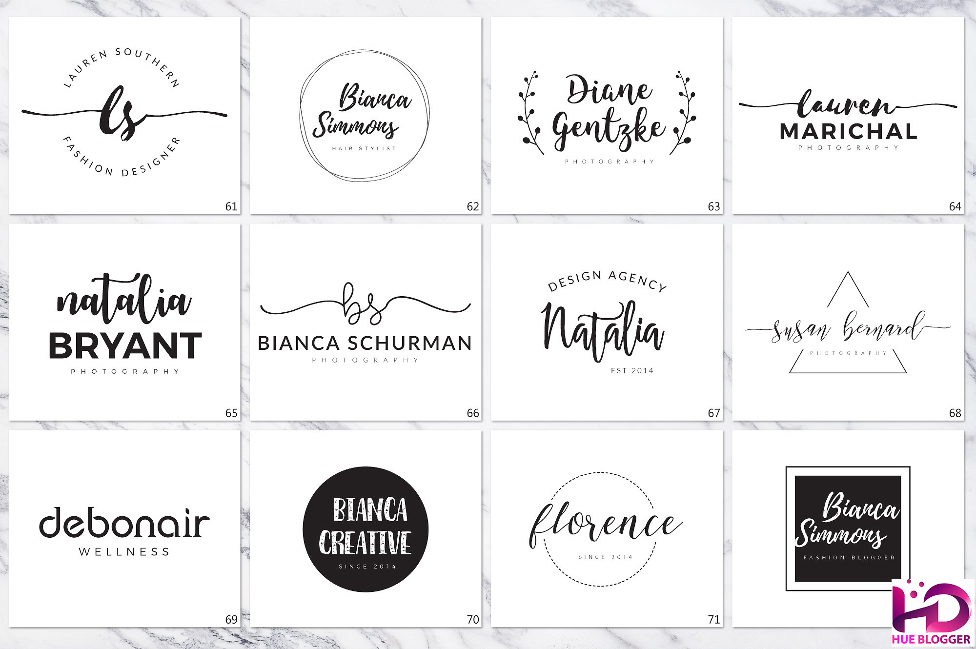 100+ Mẫu thiết kế logo chữ dành cho designer - Hueblogger