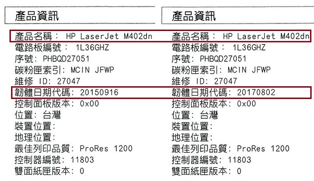 HP 印表機和標楷體-HP M402dn