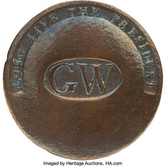 1789 George Washington button