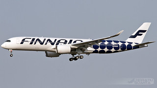 Airbus A350-941 XWB OH-LWL Finnair (F-WZGY, MSN 134, Maiden Flight) Marimekko Kivet Special Colours | Toulouse Blagnac TLS/LFBO