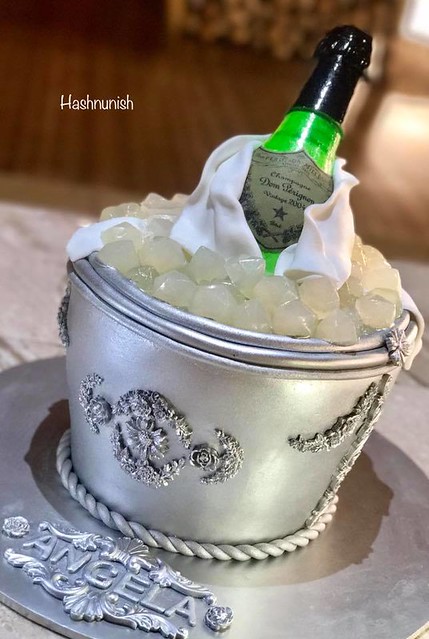 Ice Bucket Cake from Hashnunish Sultan of Custom Cakes By Hash