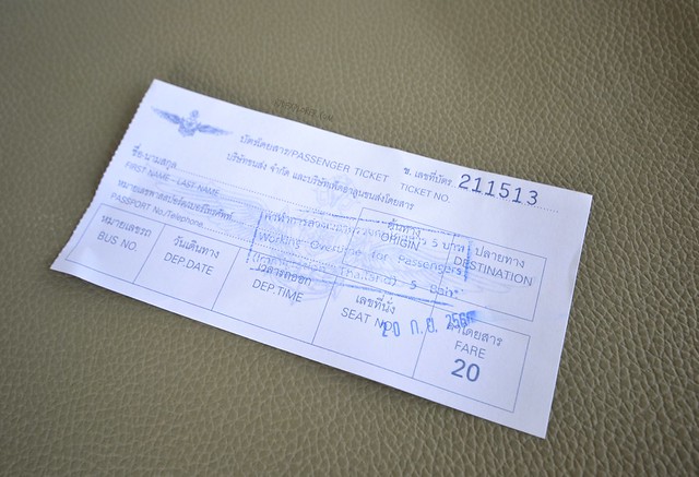 thailand laos border crossing bus ticket