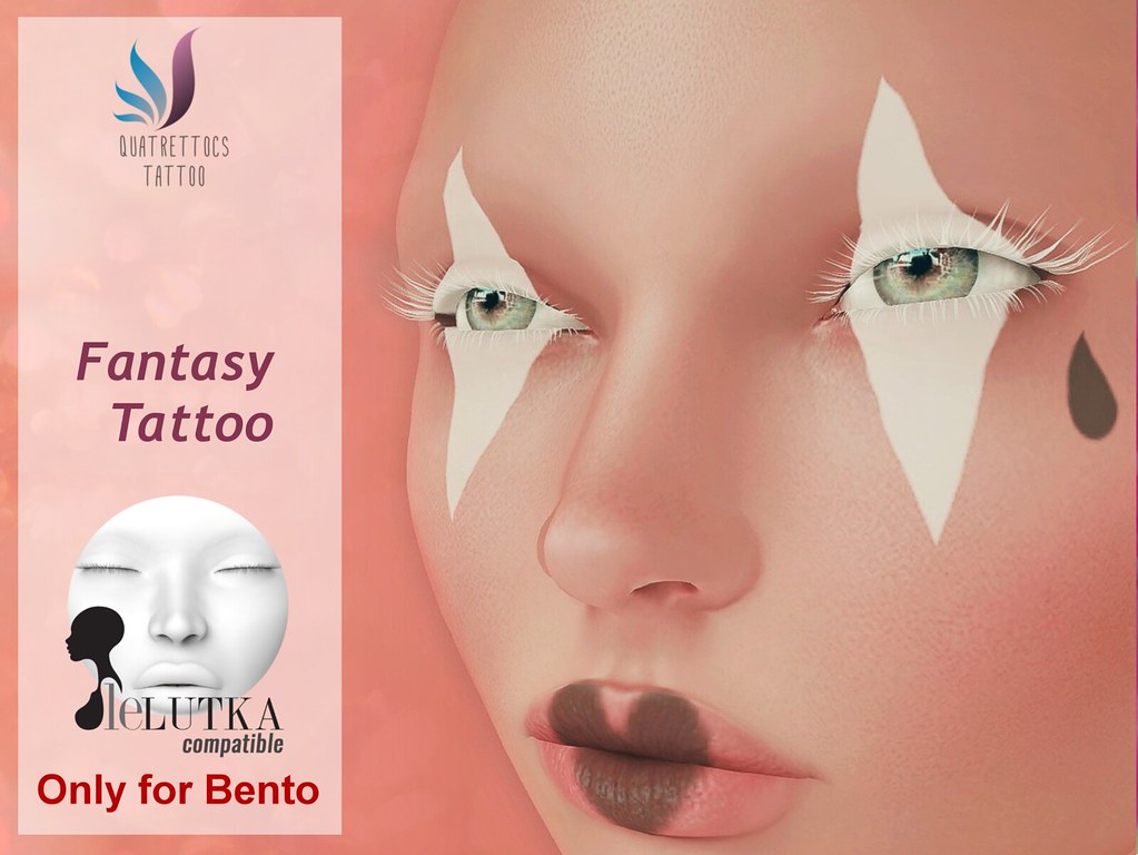 Fantasy Face Tattoo for Lelutka Heads - SecondLifeHub.com