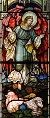angel of the good shepherd (detail, T & W Ide)