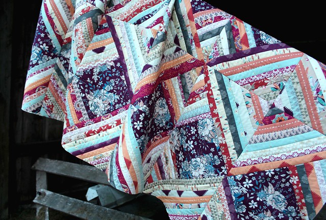 Soulful Strings QAYG Quilt Top