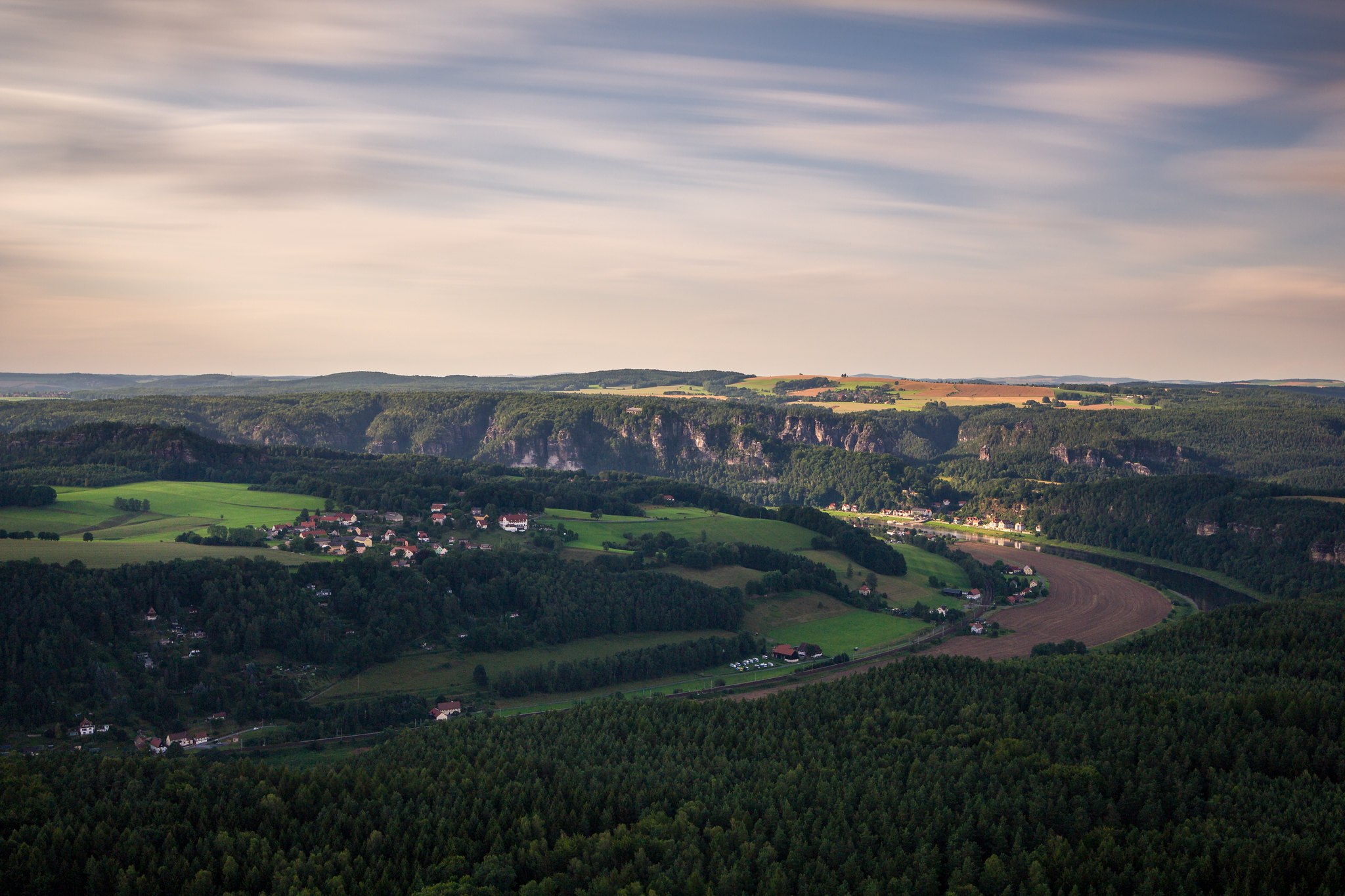 Rathen - a view from the Lilienstein