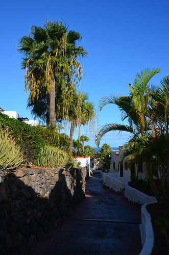 Gasse des Hotels Tecina Garden auf Gomera