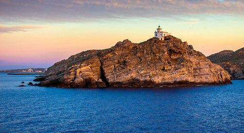 aegean paros lighthouse sea greece kyklades lighthuse