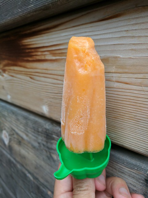 Apricot and Lavender Ice Pops