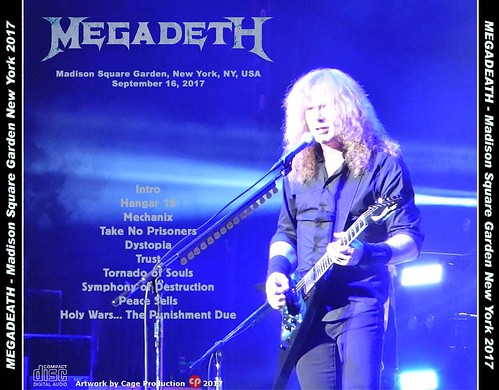 Megadeth-New York 2017 back