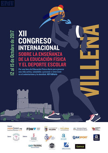 Cartel del Congreso Internacional de Educación Física y Deporte Escolar en el que participa el pinfuvote