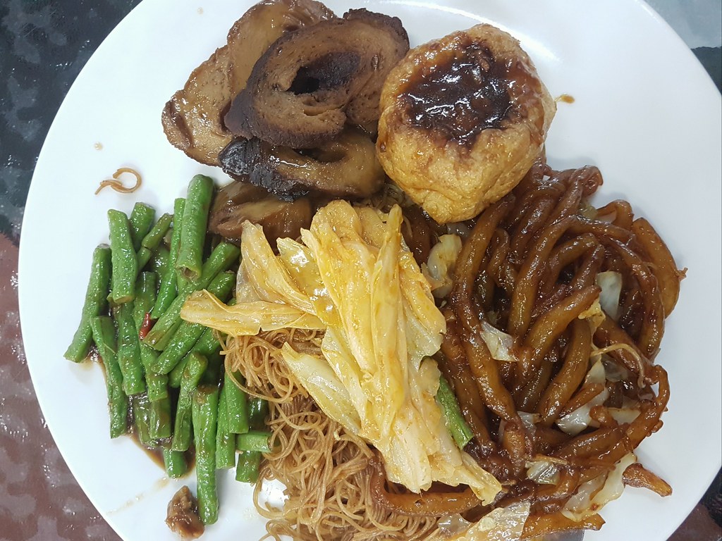 斋菜米粉老鼠粉 Vegetarian mixed noodles $5 @ Temple Kun Yam Tong KL Jalan Ampang