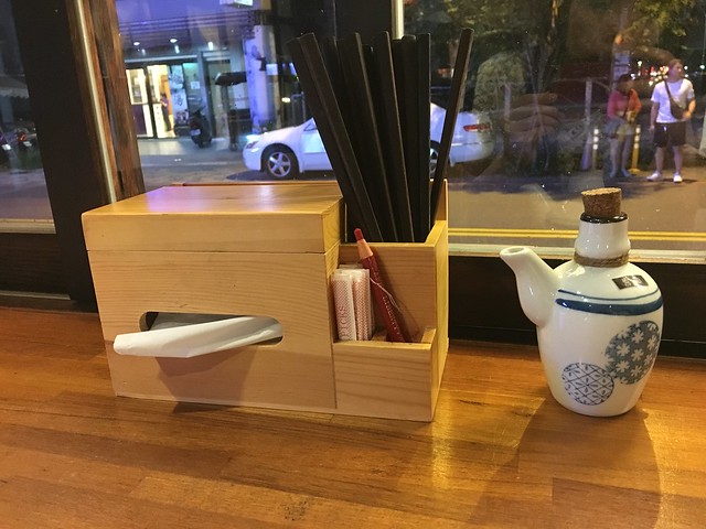 每個座位前都有筷子和面紙@宜蘭林北烤好德陽店