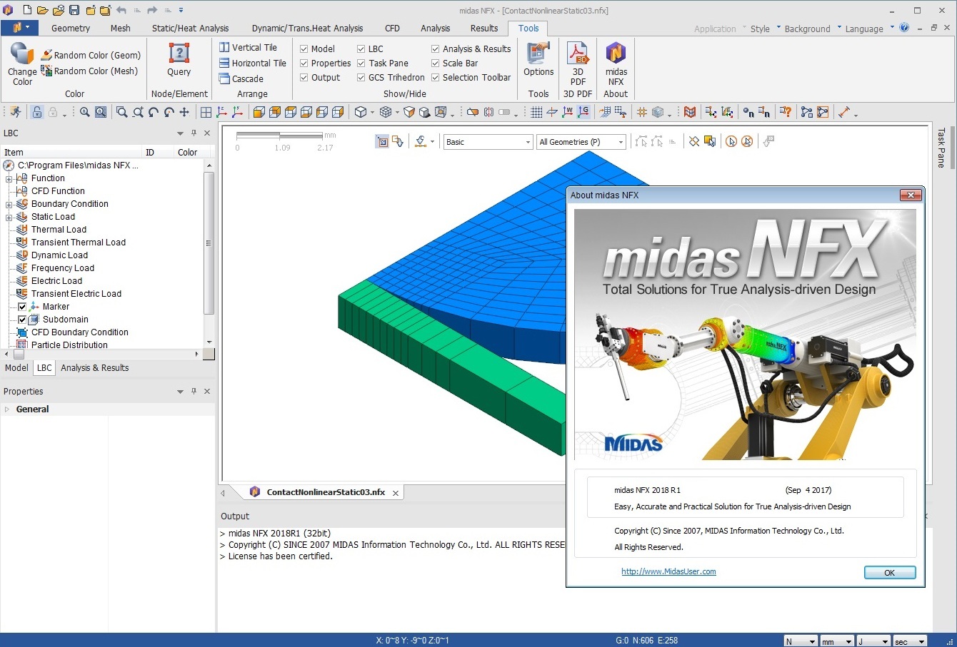 Working with midas NFX 2018 R1 full license