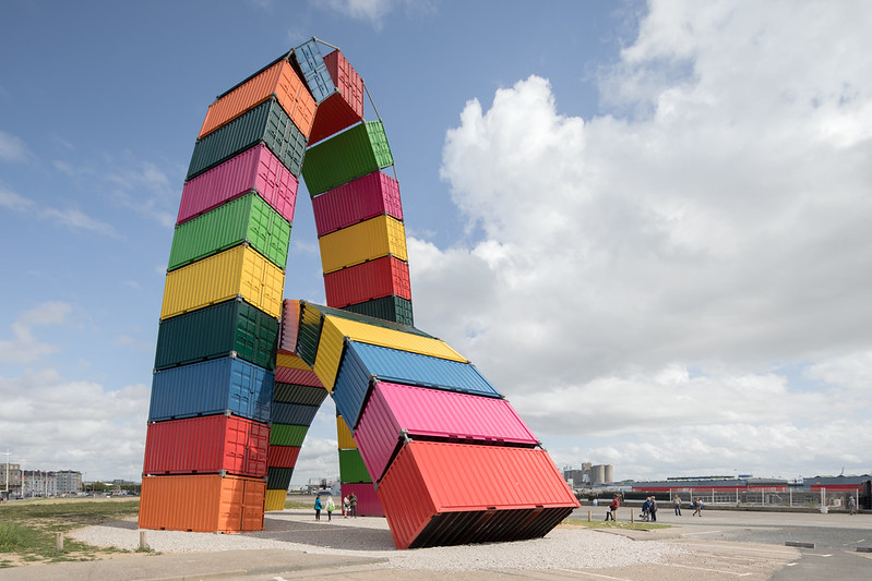 Vincent Ganivet's Shipping Container Sculpture