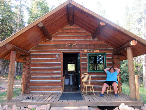 Our cabin in the Wyoming High County