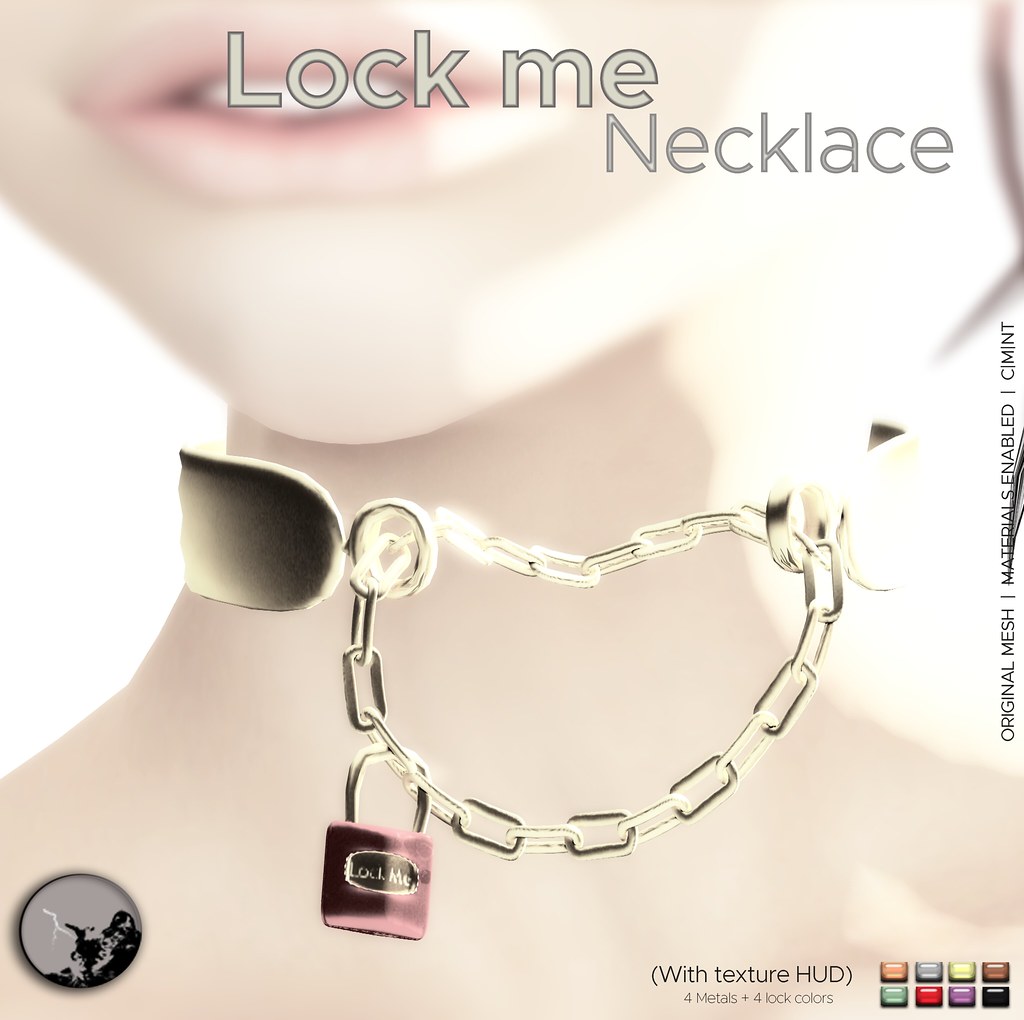 The Darkness monthly event exclusive/ Lock me necklace - SecondLifeHub.com
