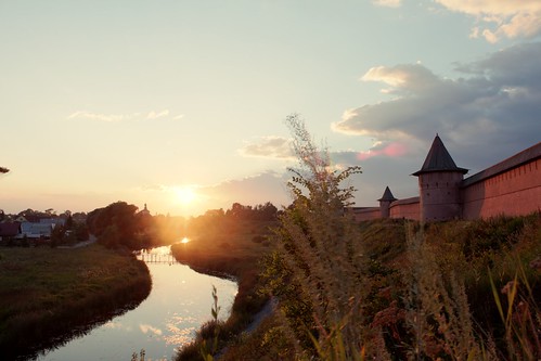 travel travelphotography suzdal russia sunset clouds sky tower river суздаль россия