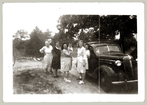 Group with car