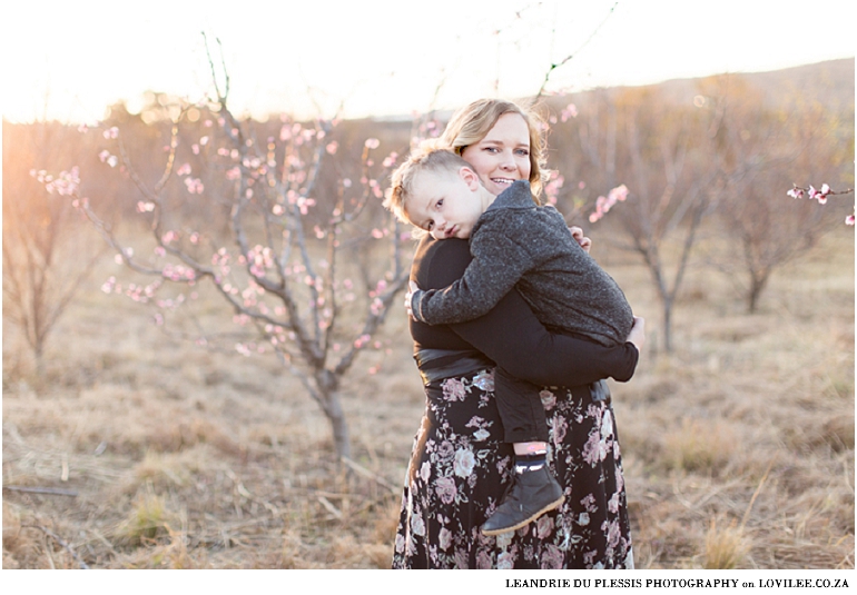 Spring blossom maternity shoot