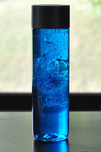 sensory bottle - jellyfish in a jar