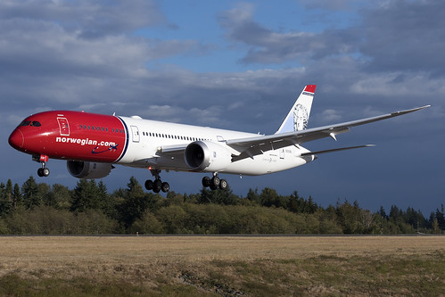 Norwegian Boeing 787-9 N1012N
