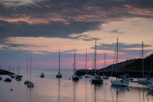 rockport massachusetts capeann sunrise harbor boat dawn