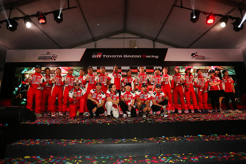 A Group Photo Of Racers From All Categories On Stage Right After The Prize Giving Ceremony
