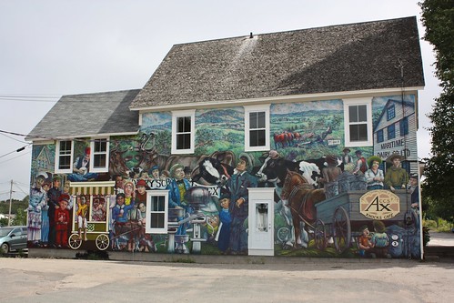 sussex newbrunswick canada building mural artwork