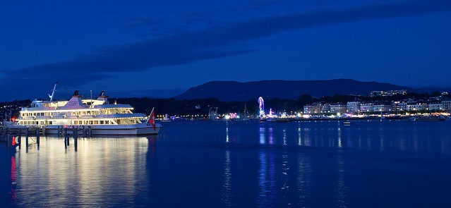 Boat cruise on Lake Geneva