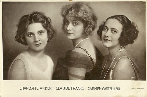 Charlotte Ander, Claude France, and Carmen Cartellieri