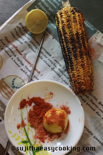 Sweetcorn with Lemon and chilli2