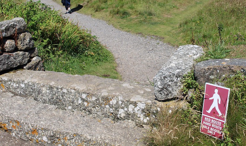 Non-accessible path, Lands End, Cornwall