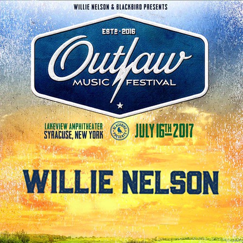 Willie Nelson-Outlaw Festival Syracuse 2017 front