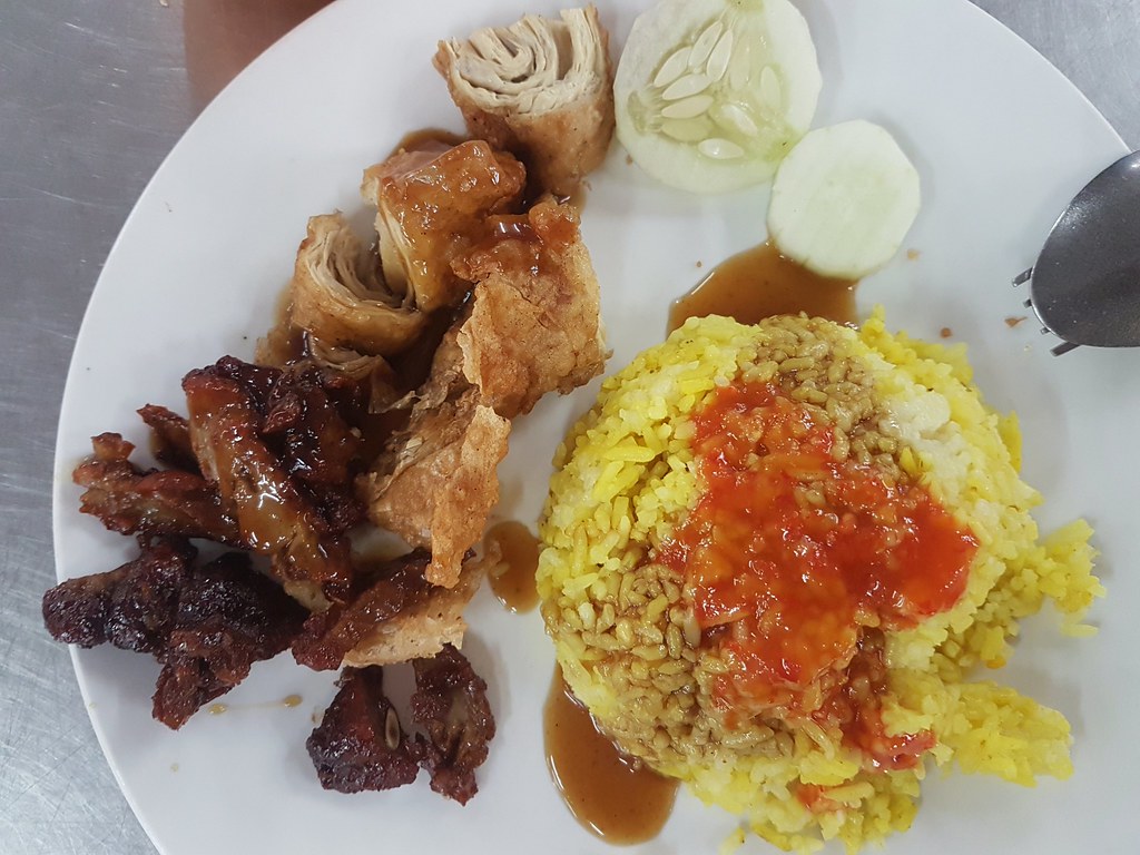 海南斋饭 Hainan Vegetarian Rice $5 @ Temple Kun Yam Tong KL Jalan Ampang