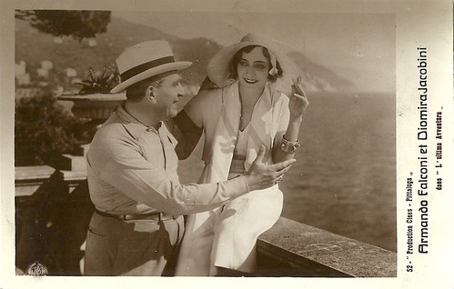 Diomira Jacobini and Armando Falconi in L'ultima avventura (1932)
