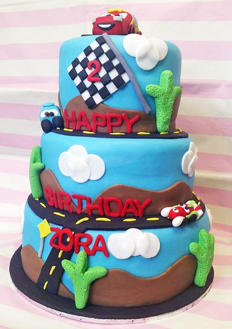 Cars Cake by Pixie Kisses