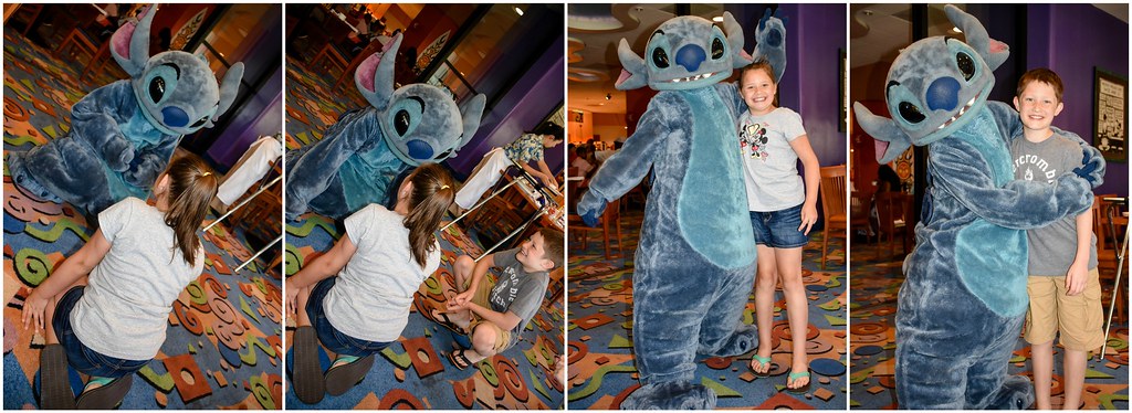 playing with stitch