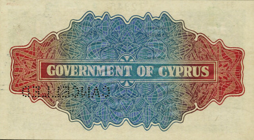 1939 Cyrus one Shilling banknotbacke
