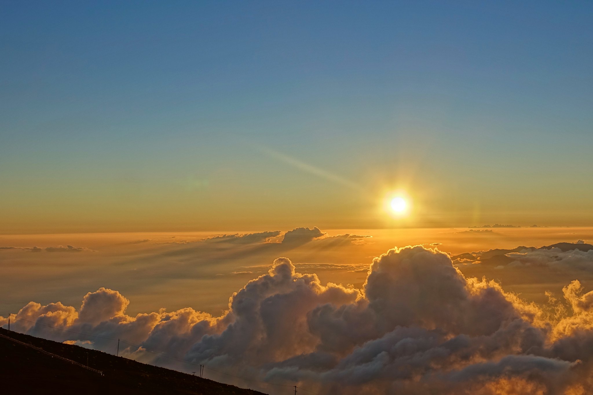 Mt. Haleakala Summit Sunset