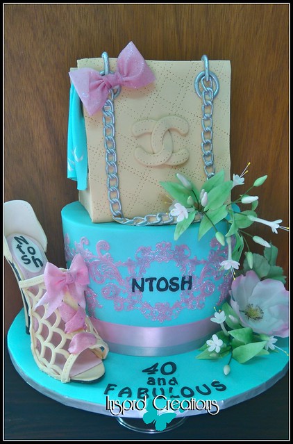 May Chanel and Heel Cake by Willene Clair Venter of Insprd Creations