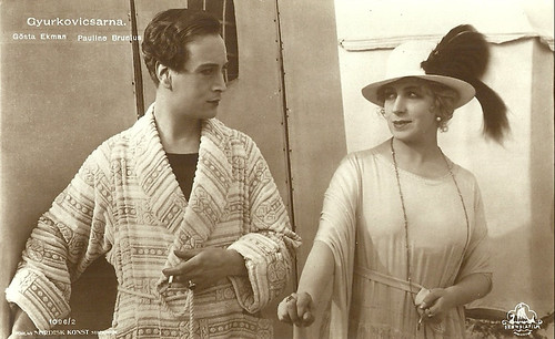 Gösta Ekman and Pauline Brunius in Gyurkovicsarna