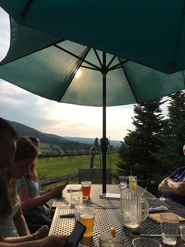 mchenry maryland garrettco restaurants mountainstatebreweryco tables chairs sunset fences umbrellas hff