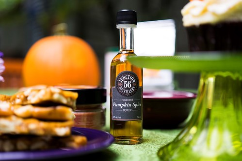 Junction 56 Pumpkin Spice handcrafted liquer. From Savour Stratford Offers a Unique Fall Scavenger Hunt with the Pumpkin Trail